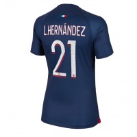 Fotbalové Dres Paris Saint-Germain Lucas Hernandez #21 Dámské Domácí 2023-24 Krátký Rukáv